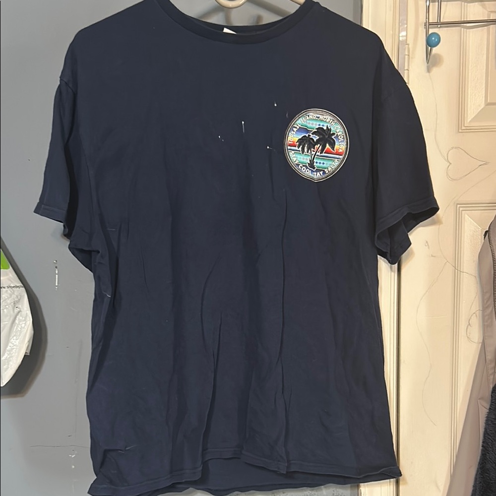 Navy Blue Graphic T-Shirt